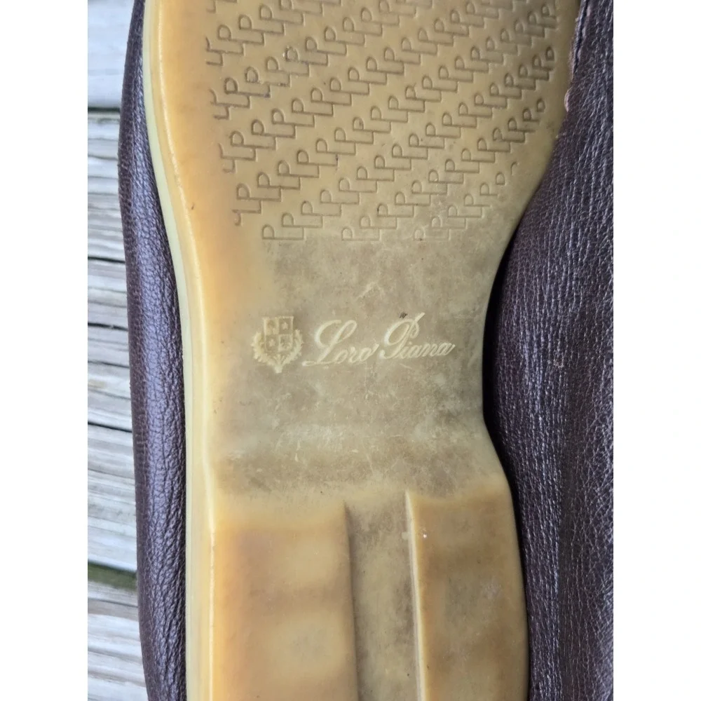 Loro Piana Open Walk Brown Soft Leather Chukka Ankle Shoes EU 42.5/US 9.5‎